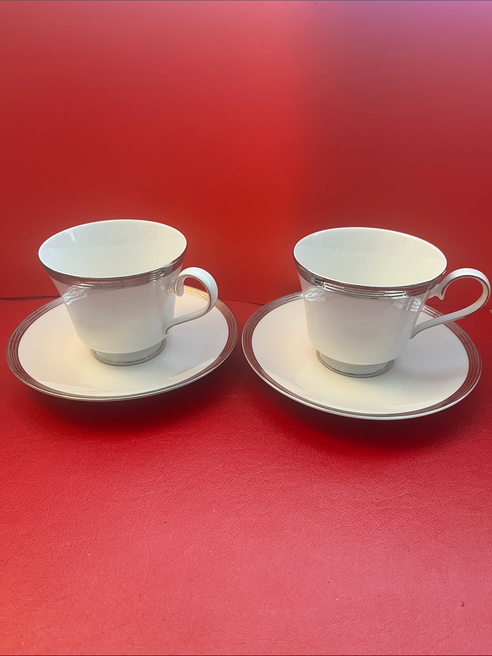 Charter Club Bridgeton Cup & Saucer 3478723 set of 2